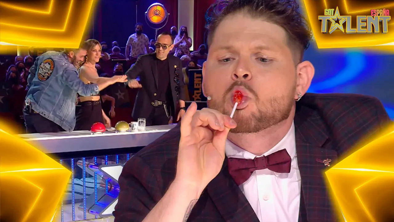 Maxence Vire révèle une sucette Batman lors d’España Got Talent 2021